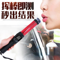 Voice alcohol tester Vehicle alcohol tester Portable blowing baton drink driving tester Drunk driving alcohol tester