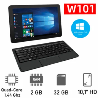 New 10.1 Inch Windows 10 Tablet With Keyboard 2GB RAM 32GB ROM Z8350 CPU Tablets PC Dual Cameras 1280*800 IPS W101