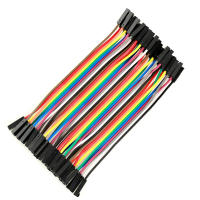 Happy childhood 5 cái cho các dự án Arduino 40 Pin Nữ sang Nữ Bộ dây nhảy Đầy màu sắc 10cm Cáp ruy b