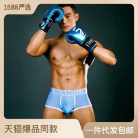 Asianbum men's underwear nylon ice traceless comfortable boxer pants sexy fashion brand underwear men