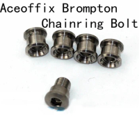Ti Chainring Bolt Bike Chainwheel Screw for Brompton Accessories Crankset Crank Parts