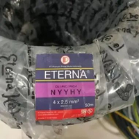 ETERNA NYMHY / NYYHY 4x2.5 @100mtr (Putih / Hitam Serabut) NYYHY Hitam