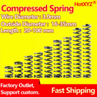 Compressed Return Spring Wire Diameter 3.0mm Release Pressure Plate Coil Compression Spring