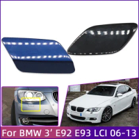 For BMW Headlight Washer Nozzle Cover For E92 E93 LCI 320 325 330 335 M Coupe Convertible 2006-2013 Painted Washer Jet Cover
