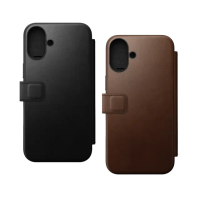 【NOMAD】iPhone 16 Plus 6.7 摩登Classic皮革保護套(支援MagSafe無線充電)