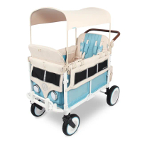 【WonderFold】VW4 福斯聯名多功能嬰兒推車(四人推車 寵物推車 露營車 多胞胎)