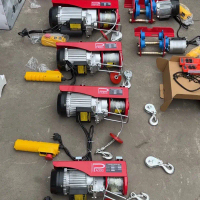 Máy tời điện PA300-PA500-PA800-PA1200 model 2024, tời treo trọng tải 200-1200kg cáp dài 12m-20m, tời