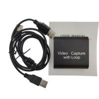 HD 1080P 4K HDMI-compatible Video Capture Card To USB 2.0 Video Capture Board Game Record Live Streaming Broadcast TV Local Loop