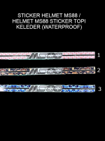 Sticker Helmet MS88 / Helmet MS88 Sticker Topi Keleder (Waterproof)
