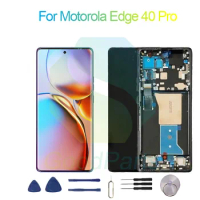 For Motorola Edge 40 Pro Screen Display Replacement 2400*1080 For Moto Edge 40 Pro LCD Touch Digitizer