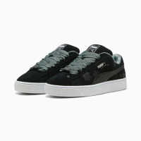 【PUMA】休閒鞋 女鞋 大童 運動鞋 Suede XL HELLO KITTY 黑 40238101