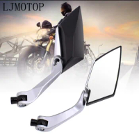 For Ducati HYPERMOTARD 1100 796 400 620 MONSTER Motorcycle Mirror 8/10mm Scooter Electrombile Back Side Convex Mirror Universal