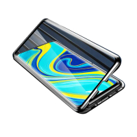【Didoshop】紅米 Note 9 6.53吋 雙面鋼化玻璃磁吸式手機殼 手機保護殼(WK077)