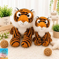 Boneka Harimau Boneka Macan Tiger Safari Boneka Binatang Hewan Plush Lembut Kado Anak HARIMAU 30 CM