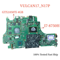 VULCAN17_N17P For DELL Inspiron G5 5590 Motherboard With I7-8750H+GTX1050Ti 4GB Mainboard 100% Tested Fast Ship