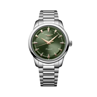 Longines [FORTUNE WATCH DEALS] Conquest 40 - L1.650.4.02.6 Heritage Green Lacquered Steel Strap