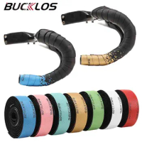 BUCKLOS Bicycle Handlebar Tape Gradient Road Bike Tapes Soft Cycling Handle Bar Belt Wrap Bike Shock Straps Handle Accessories