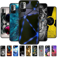 For Redmi Note 10 JE / Note10 5G Case animal Silicone Soft TPU Back Covers For Xiaomi Redmi Note 10 Case Protective Catoon Funda