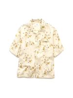 เสื้อเชิ้ตผู้ชาย 2747 SS OVERSIZED CAMP COLLAR TUTOR DOBBY PRINT สี ขาว