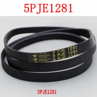 For little swan Midea drum washing machine belt 5PJE1281 5PJ1281 5EPJ1281 Rubber rotating belt Parts