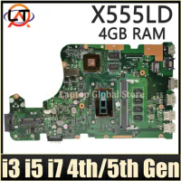 Mainboard For ASUS X555LD X555LP X555LN X555LB X555LI X555LF X555LJ X555LDB X555L A555L K555F F555L Laptop Motherboard i3 i5 i7