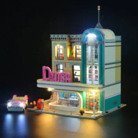 Light Set For Lego 10260 The Downtown Diner Creator Expert Building Blocks(NOT Included The Model)