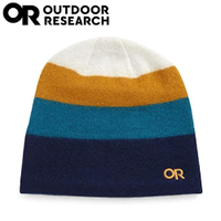 【Outdoor Research 美國 Gradient Beanie 羊毛透氣保暖帽《黃/深藍》】277797/毛帽/雪帽