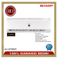 SHARP AC Garuda Series Plasmacluster 0.5PK AH-AP5BMY dengan Garansi Resmi