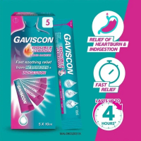 Gaviscon Double Action Liquid Sachet 5x10ml [For Heartburn]