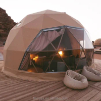Forest geodesic dome half sphere domos pvc geodesic dome tents for camping dome tent