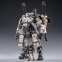 JOYTOY 1/25 Steel Bone Mecha Armor White Dark Source Hardcore Action Figures Model Gift Collection