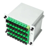 Ftth Fiber Optical PLC LGX Box Cassette Type Splitter FTTH 1x32 SC/ APC EPON GPON Plug in Insertion Fiber Optic Equipment