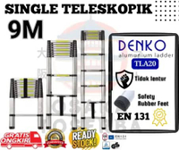 DENKO Tangga teleskopik single 9 meter Single teleskopik 9m Tangga aluminium teleskopik