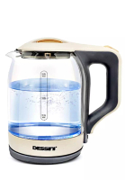 DESSINI 【ORIGINAL】 DESSINI ITALY 1.8L Glass LED Light Electric Kettle Automatic Cut Off Boiler Jug T