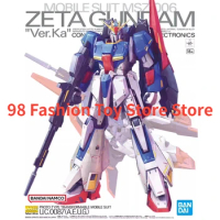 IN STOCK Bandai MG 1/100 KA Z Gundam ZETA Card Version New Version Deformable Assembly Model Action Figures