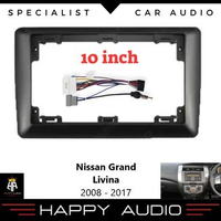 Frame Head Unit 10 inch Nissan Livina Tahun 2008-2017 Free Soket PnP