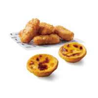 【肯德基】雙饗配 原味蛋撻2顆+4塊上校雞塊(好禮即享券)