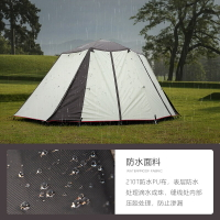 帳篷 三只小驢戶外野營加厚營黑膠雙層防暴雨遮陽防曬自動速開大帳篷