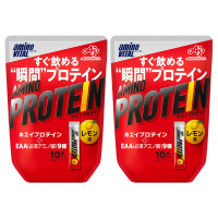 【Ajinomoto 味之素】「aminoVITAL」 胺基酸乳清蛋白 檸檬/10pcs 2袋裝(胺基酸 乳清蛋白 健身 BCAA)