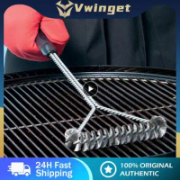 Grill Brush and Scraper Best BBQ Cleaner Perfect Tools for All Grill Types Including Weber Ideal Barbecue Accessories