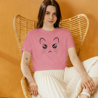 Crop Tee Basic Oversize Crop To Wanita Fashion Atasan Cewek Motif Simpel