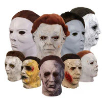 Horror Movie Halloween Kills Cosplay Mask Michael Myers Latex Mask Helmet Halloween Party Props