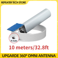 Omni Outdoor Antenna for Cellular Signal Amplifier, Mobile Phone Network Booster, Upgrade 360 °, 2G, 3G, 4G, 10m Cable