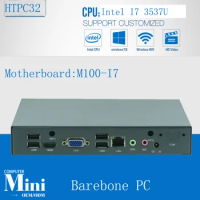 Mini PC Win7 Smart Client Processor Intel Core i7 3537U Max 3.1GHz Barebone 300M Wifi 6*USB 1000M Lan TV Player