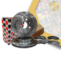(1-PAIR) JAPAN QUALITY 234MM PERODUA AXIA BEZZA MYVI LAGIBEST ICON DRILLED SLOTTED SPORT DISC ROTOR