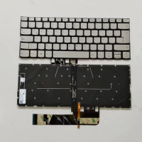 New Latin For Lenovo YOGA 530-14IKB 530-14ARR C640-13IML C740-14IML Backlight Champagne gold Notebook Laptop Keyboard