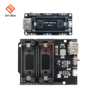 ESP8266 ESP32 Dual 16340 lithium Battery Module USB Mobile Power Bank Battery Holder Charger Board Module For Arduino R3