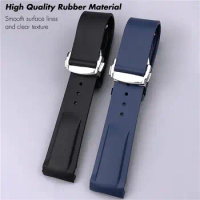 FKMBD Rubber Silicone Watch Bands For Omega Seamaster 300 speedmaster Strap Brand Watchband blue black orange 20mm 21mm 22mm
