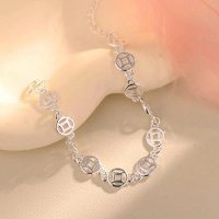 Gelang Rantai Koin Oriental Gelang Fashion Wanita Trendy