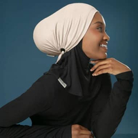 Lozy Hijab - Inner Hijab Series Lozy x Bianca (New Colors Bandana, Tali Belakang, Ninja Neck Ciput V